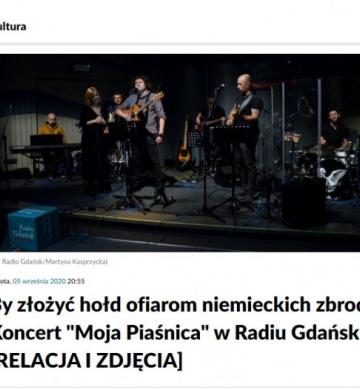 Koncert "Moja Piaśnica" w Radiu Gdańsk