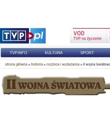 O II wojnie światowej w serwisie TVP