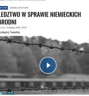 Śledztwo w sprawie niemieckich zbrodni popełnianych w obozie koncentracyjnym Stutthof