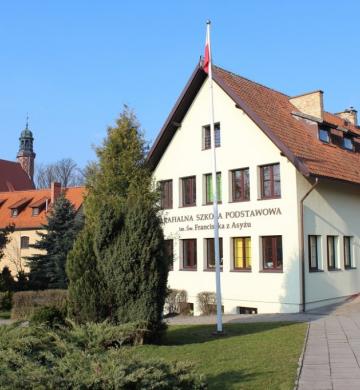 Goście z Parafialnej Szkoły Podstawowej w Żukowie