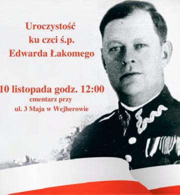 Uroczystości ku czci ś.p. majora Edwarda Łakomego