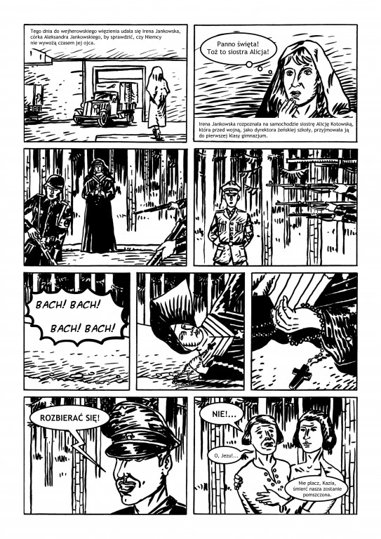 komiks Las Piaśnicki wnętrze