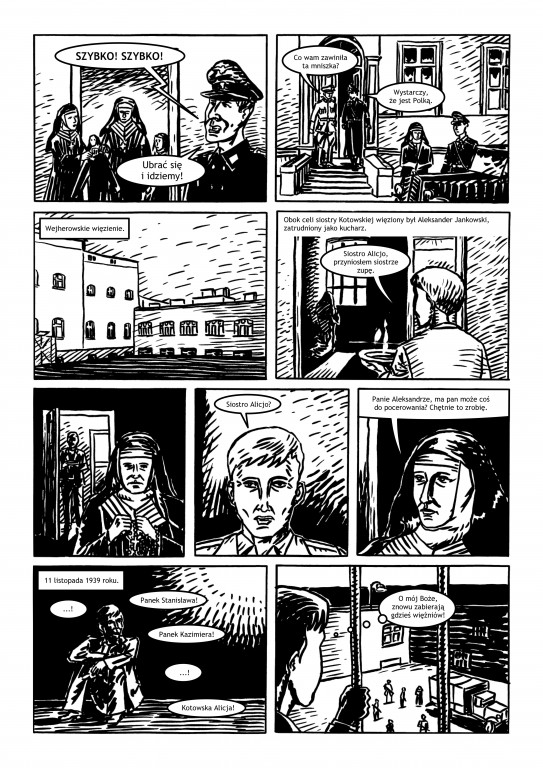 fabularyzowany komiks o Lesie Piaśnickim