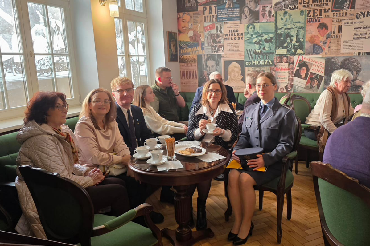 spotkanie po wykładzie o Lesie Piaśnickim