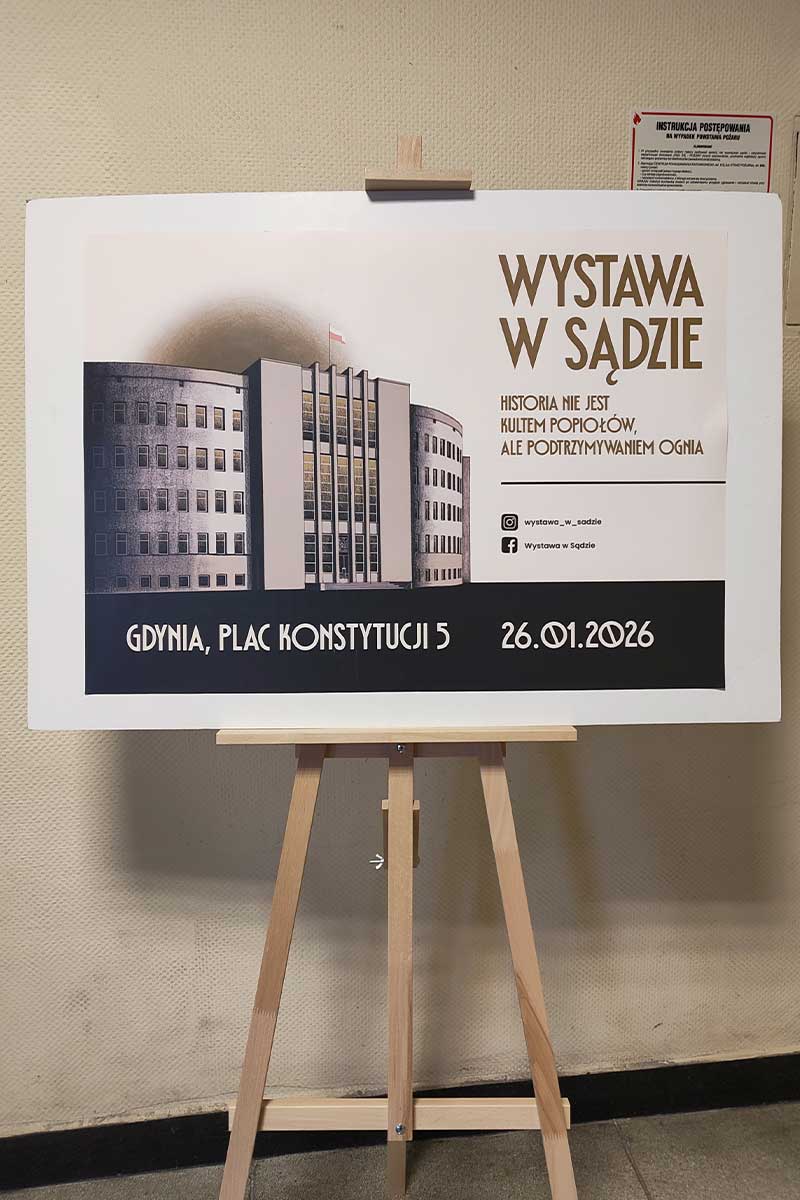 plakat Wystawa w Sądzie