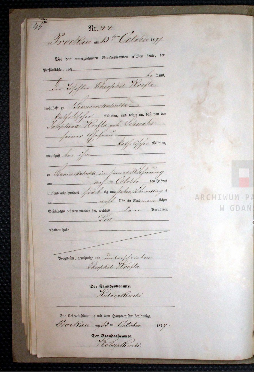 Leon Kreft akt narodzin