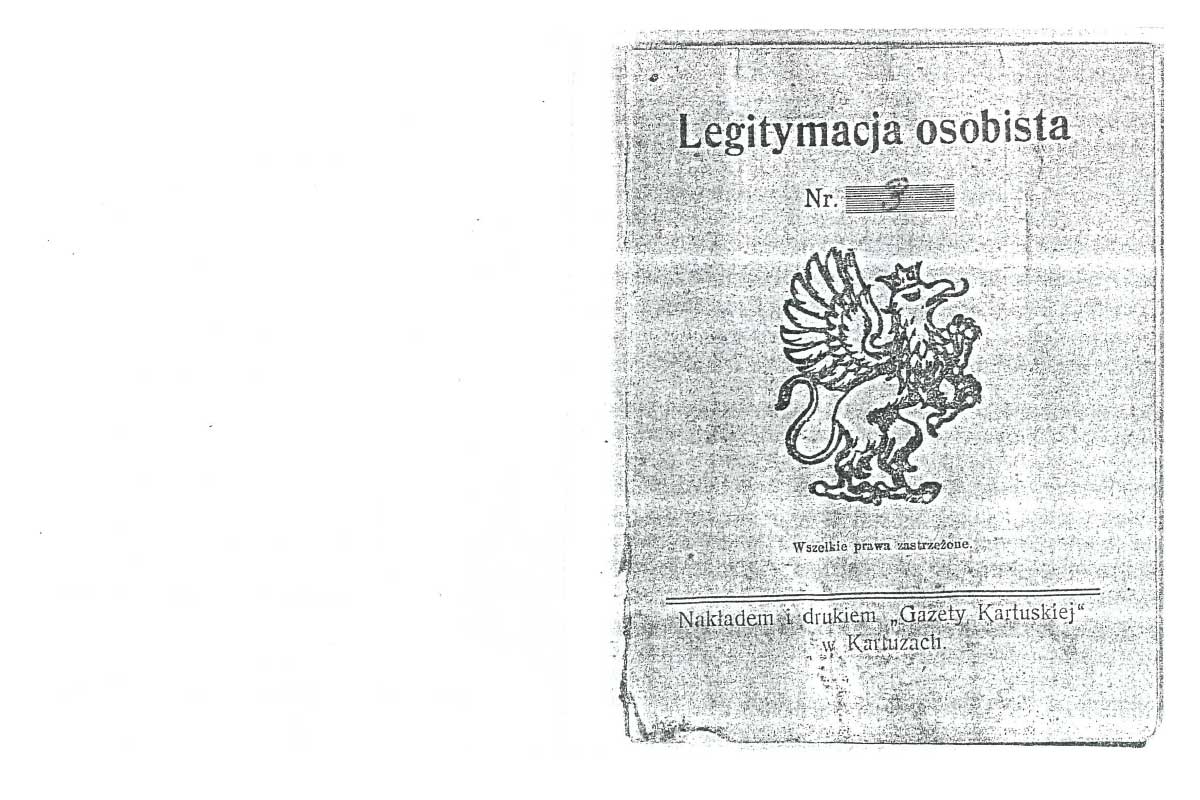 Legitmacja osobista Jana Patelczyka