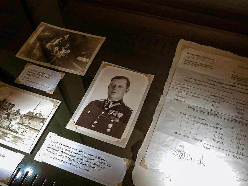 gablota na wystawie w Muzeum Piaśnickim w Wejherowie