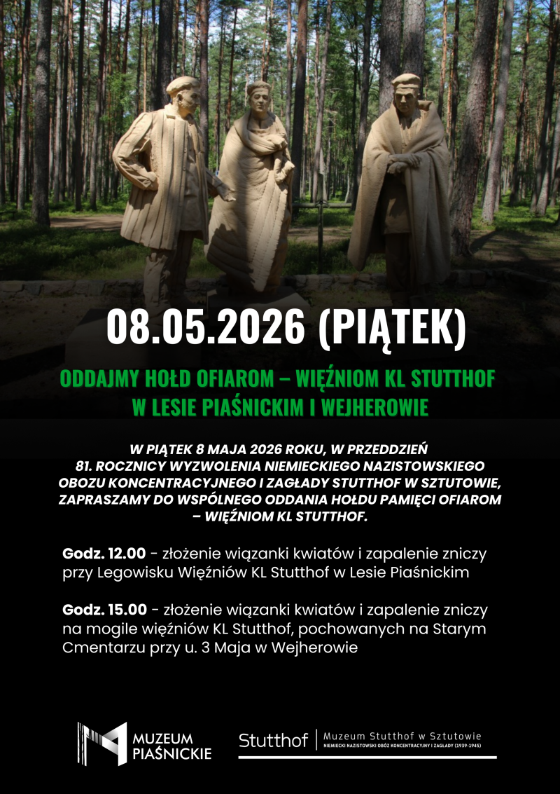 plakat z zaproszeniem do wzięcia udziału w uroczystości złożenia wieńców 