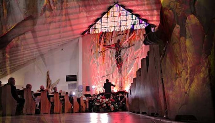 występ orkiestry Filharmonii Narodowej z Warszawy w Kościele pw. Najświętszej Maryi Panny Królowej Polski w Wejherowie