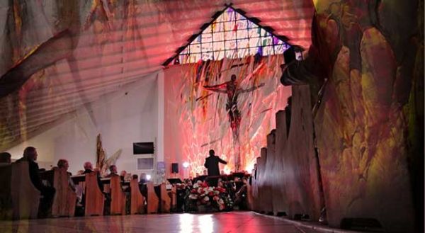 występ orkiestry Filharmonii Narodowej z Warszawy w Kościele pw. Najświętszej Maryi Panny Królowej Polski w Wejherowie